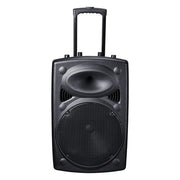 TheLAShop 15in Portable PA Speaker with Bluetooth Wireless Microphone Image