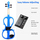 TheLAShop 4/4 Full Size Maple Silent Electric Violin Headphone Set w/ Case Image