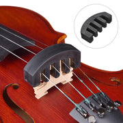 TheLAShop Violin Shoulder Rest 4/4-3/4 with Sponge Nylon Black Image