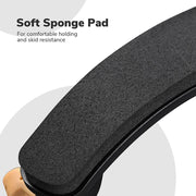 TheLAShop Violin Shoulder Rest 4/4-3/4 with Sponge Nylon Black Image