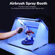 TheLAShop LED Light Portable Airbrush Spray Booth Fan Filter Kit Image