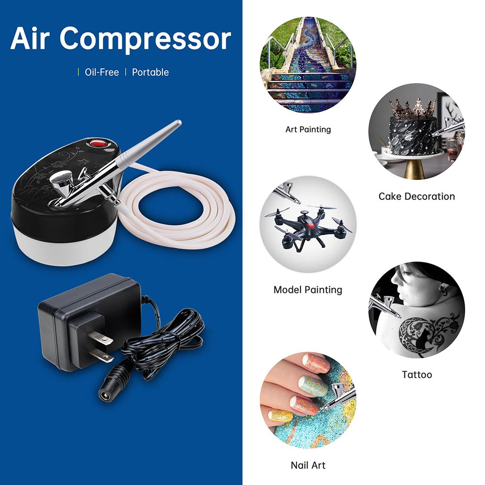 TheLAShop Airbrush Pro Air Compressor Tank w/ Stencil Ink Holder –
