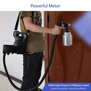 TheLAShop HVLP Spray Auto Paint Bottom Feed Sprayer 1.0mm w/ Motor Image