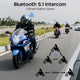 TheLAShop Motorcycle Helmet Bluetooth Headset Intercom FM Radio 2 Riders