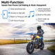 TheLAShop Motorcycle Helmet Bluetooth Headset Intercom FM Radio 2 Riders