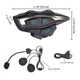 TheLAShop Motorcycle Helmet Bluetooth Headset Intercom FM Radio 2 Riders Image