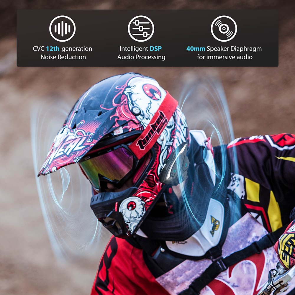 TheLAShop Motorcycle Helmet Bluetooth Headset Intercom FM Radio 2 Ride TheLAShop Motorcycle Helmet Bluetooth Headset Intercom FM Radio 2 Ride