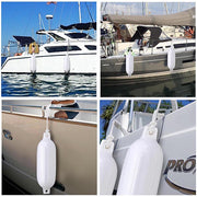 TheLAShop 6.5x23 Boat Bumpers Boat Fender Twin Eye, 4-Pack Image