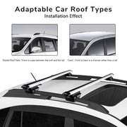 TheLAShop Universal 55" Car Top Cross Bars Luggage Cargo Roof Racks