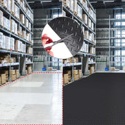 TheLAShop 5x13ft Garage Flooring Mat Diamond Rolls Vinyl Flooring