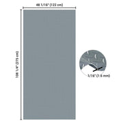 TheLAShop 4x9ft Garage Flooring Mat Diamond Rolls Vinyl Flooring Gray
