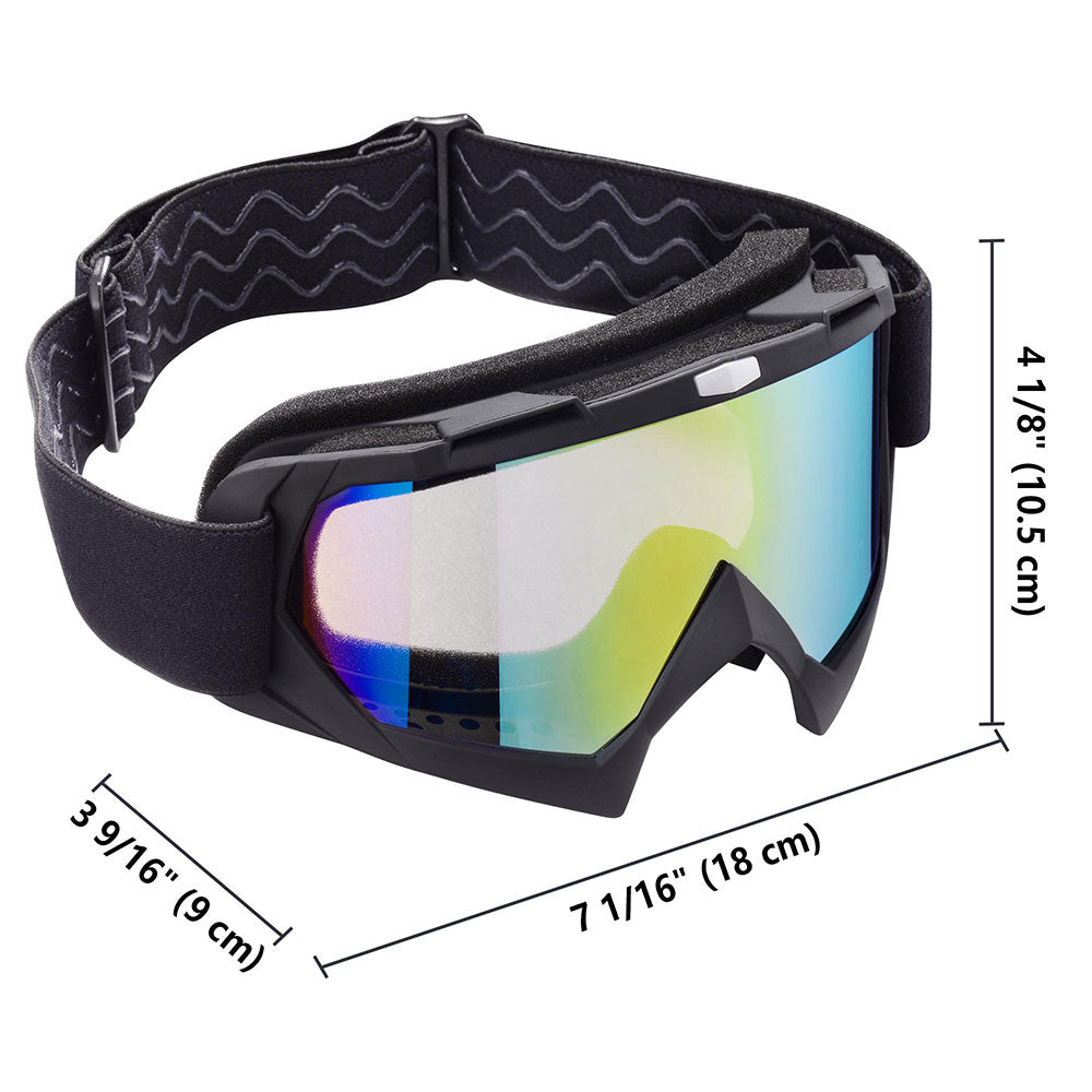 bike riding goggles TheLAShop Bendable Dirt Bike Goggles Motocross ATV Glasses