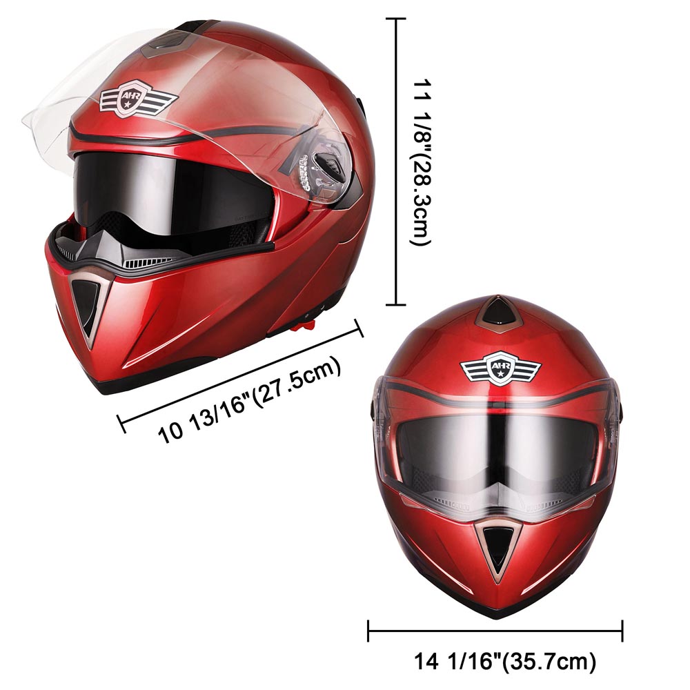  AHR Run-M Full Face Bluetooth Motorcycle Helmet Flip