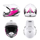 TheLAShop H-VEN12 Youth Dirt Bike Helmet DOT Pink Image