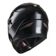 TheLAShop DOT Full Face Motorcycle Helmet Dual Visor ABS Shell Black Image