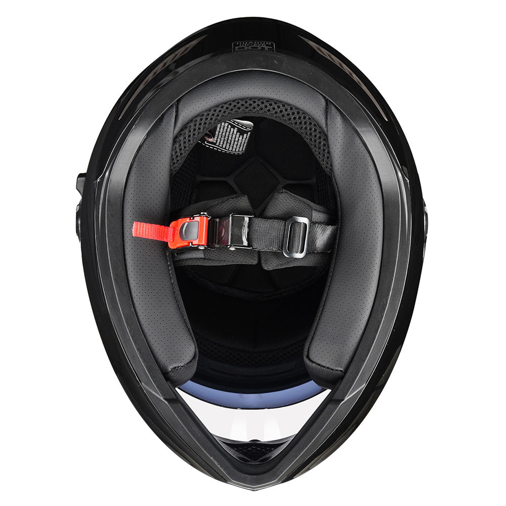 alo ブラック トップス TheLAShop DOT Full Face Motorcycle Helmet Dual Visor ABS