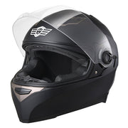 TheLAShop DOT Full Face Motorcycle Helmet Dual Visor ABS Shell Matte Black Image