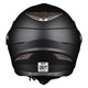 TheLAShop DOT Full Face Motorcycle Helmet Dual Visor ABS Shell Matte Black, XL(61-62cm) Image