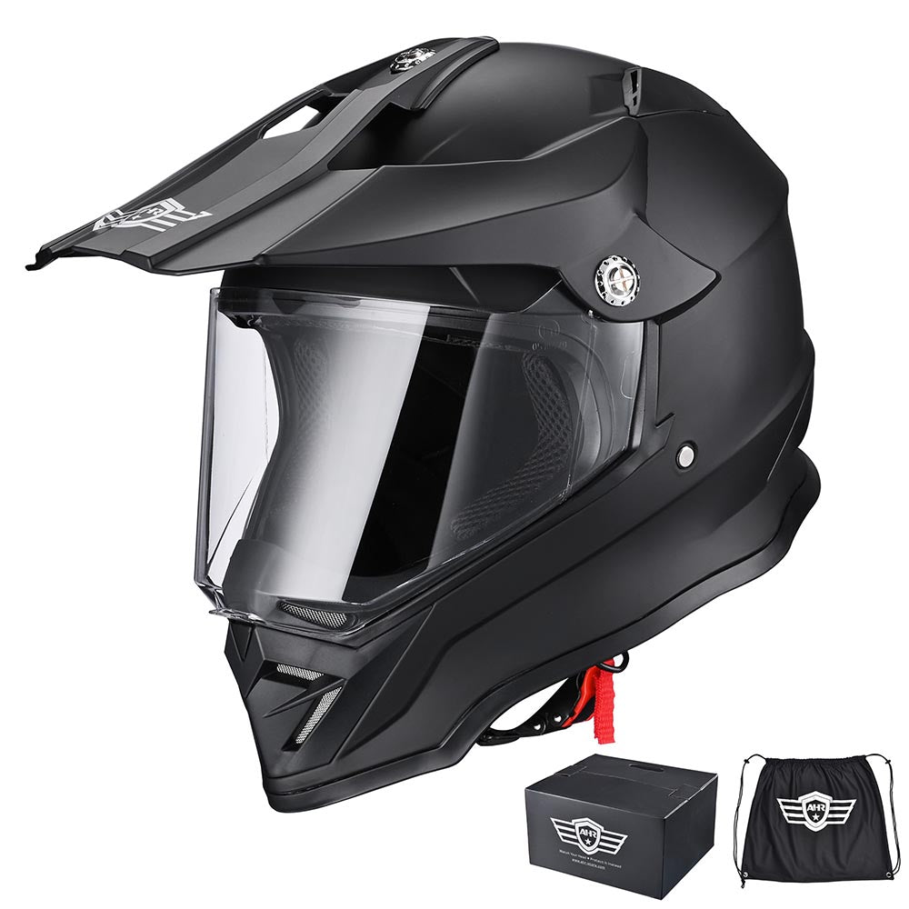 TheLAShop Full Face Dirt Bike Helmet DOT Offroad MX ATV Black TheLAShop Full Face Dirt Bike Helmet DOT Offroad MX ATV Black