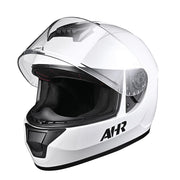 TheLAShop Motorcycle Helmet RUN-F3 Full Face Helmet DOT White Image