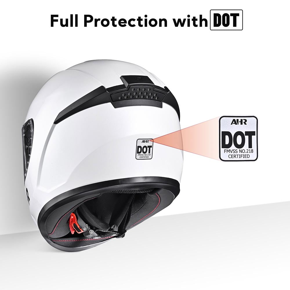 TheLAShop Motorcycle Helmet RUN-F3 Full Face Helmet DOT