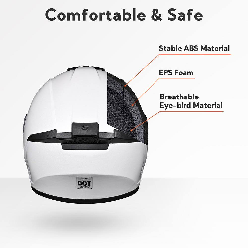 お歳暮 2024 TheLAShop Motorcycle Helmet RUN-F3 Full Face Helmet DOT トップス
