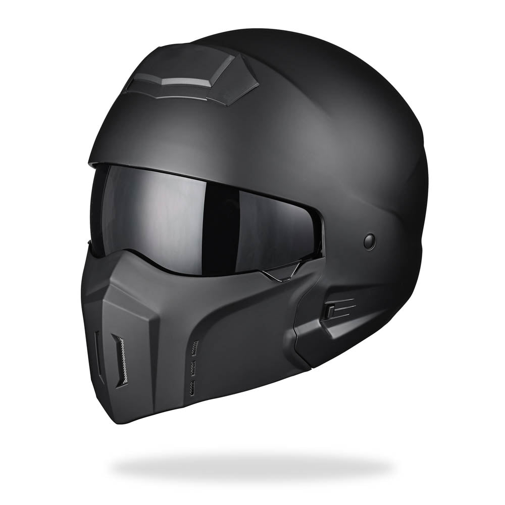 TheLAShop Helmet RUN-O6 Open Face Helmet with Visor DOT