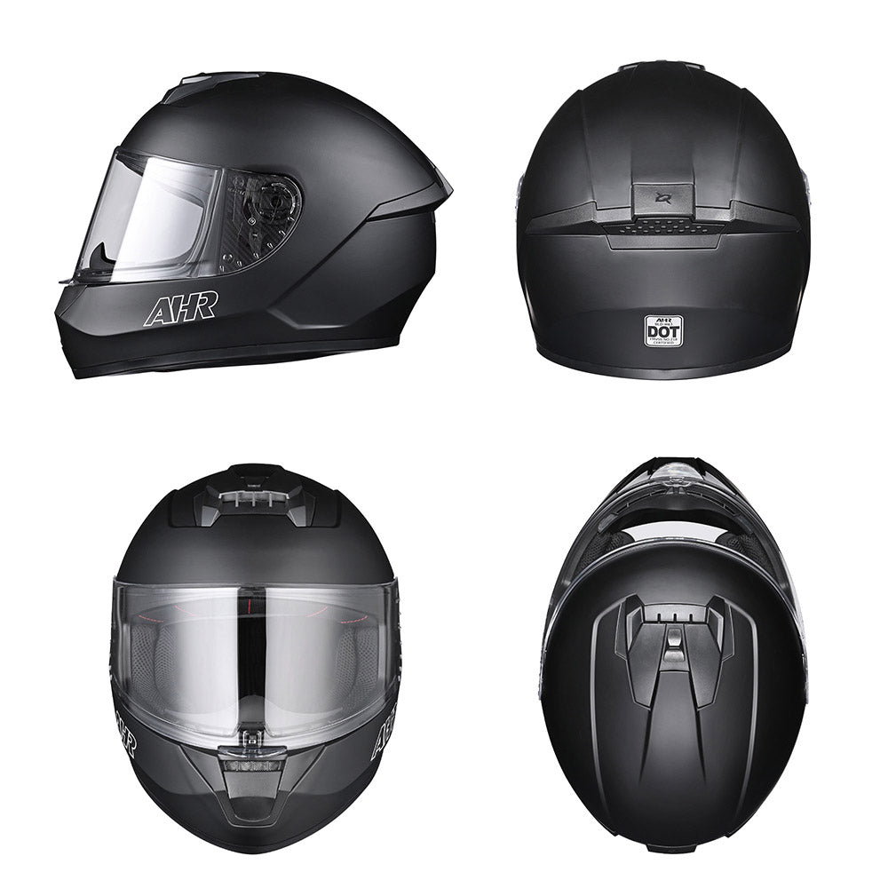 Bluetooth motorcycle helmet matte black dot full face m new arrivals