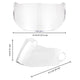 TheLAShop RUN-F Helmet Visor Shield Replacement, Transparent Image