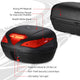 TheLAShop Motorcycle Trunk with Light Quick Release Scooter Top Box Image
