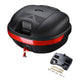 TheLAShop Motorcycle Trunk Top Case Scooter Luggage Storage Box 30L Image