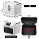 TheLAShop Rectangular Motorcycle Trunk with Backrest Scooter Top Case White Image