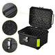 TheLAShop Rectangular Motorcycle Trunk with Backrest Scooter Top Case Image