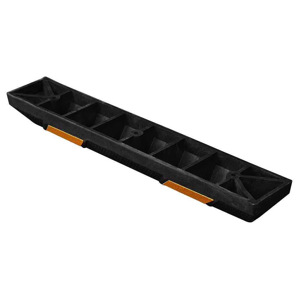 Yescom Heavy-Duty Rubber Parking Curb Wheel Stopper For Garage & Driveway - Sizes 22, 36, 71 Inch