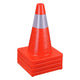 TheLAShop 18" Traffic Cones 4 Pcs Safety PVC Reflective Collar Image