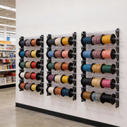 TheLAShop Roll Storage Holder for Vinyl Wrap, Gift Paper Rolls Wall-Mount Image