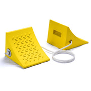 TheLAShop 24-32 in. Tire Wheel Chock (Pair), 33,000lbs Load Capacity Image