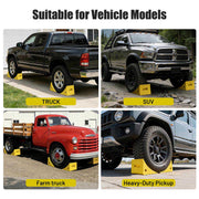 TheLAShop 35 in. Tire Wheel Chock (Pair), 66,000lbs Load Capacity Image