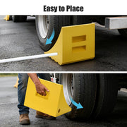 TheLAShop 58 in. Tire Wheel Chock, 396,800lbs Load Capacity Image