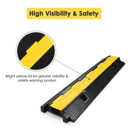 TheLAShop 1-channel Warehouse Cable Protector Ramp Traffic Cover 2" Cables Image