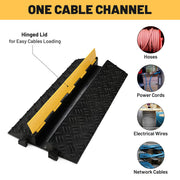 TheLAShop 1-channel Hose Cable Protector Ramp Cover 3 1/8" Cables Image
