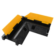 TheLAShop 1-Channel Cable Ramp 90° Turns Left/Right Corner to Cover 2" Cables Image