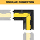 TheLAShop 1-Channel Cable Ramp 90° Turns Left/Right Corner to Cover 2" Cables Image