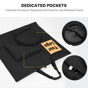TheLAShop 36" Spin Wheel Protective Padded Carry Backpack with Pockets Image