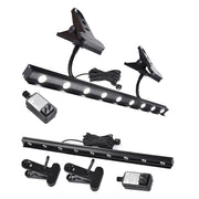 TheLAShop 12W 19in. Clamp Light Fixture for Rollup Retractable Banner Stands 2 Packs Image