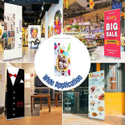 TheLAShop Wholesale 10pcs 33" x 79" Rollup Retractable Banner Stands Image