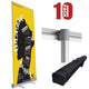 TheLAShop 33x79 Rollup Retractable Banner Stands 10ct/pk Image