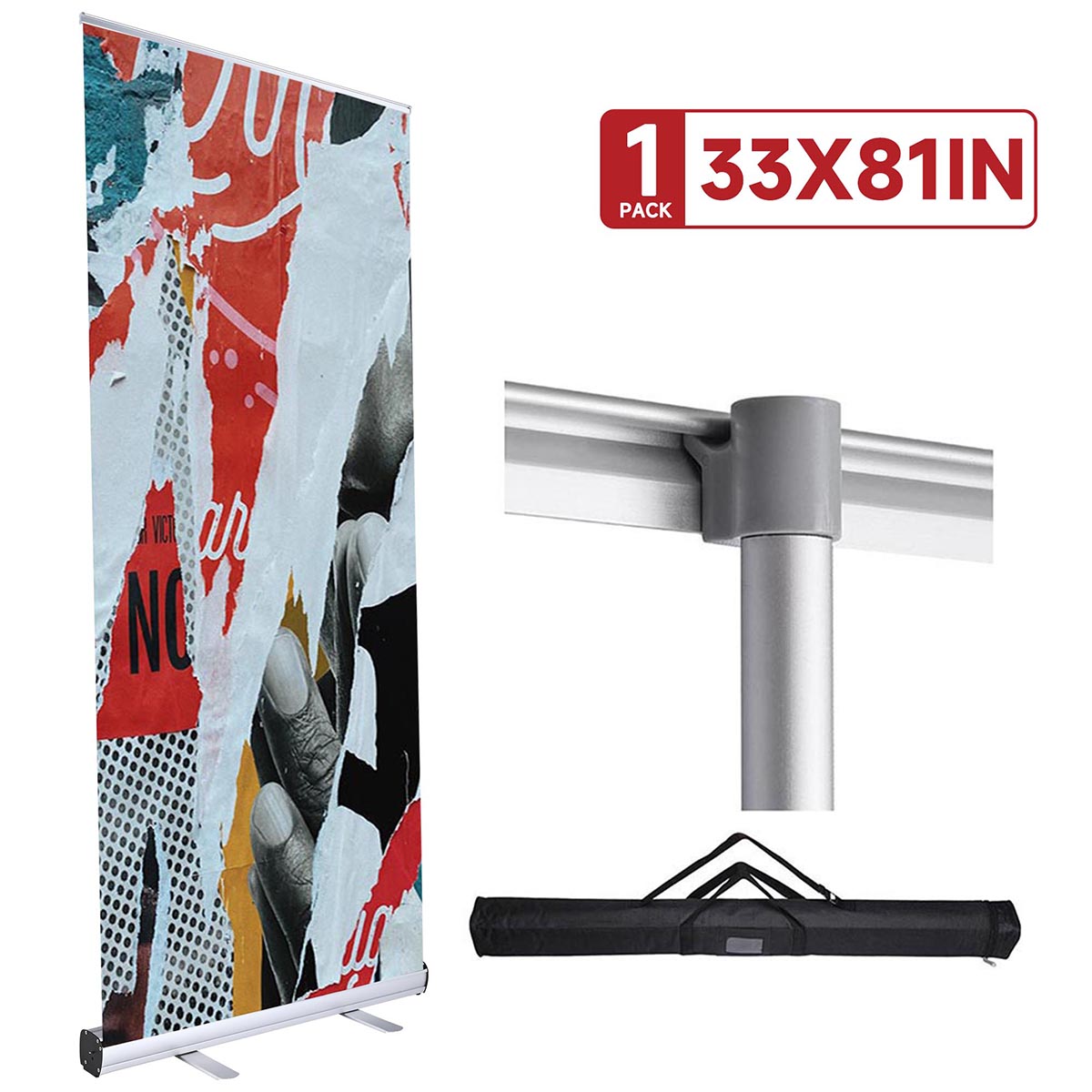 TheLAShop Custom Retractable Banner Stand (Rollup Signs 33