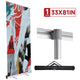 TheLAShop Custom Retractable Banner Stand (Rollup Signs 33"x79"), No graphics Image