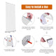 TheLAShop 33" x 79" Aluminum Rollup Retractable Banner Stand Image